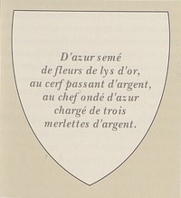 Blason de Courcelles-lès-Lens.