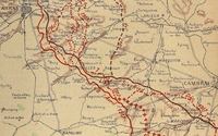 Carte des fronts des 9-14 avril et 23 avril-3 mai 1917 dans ma région d'Arras.